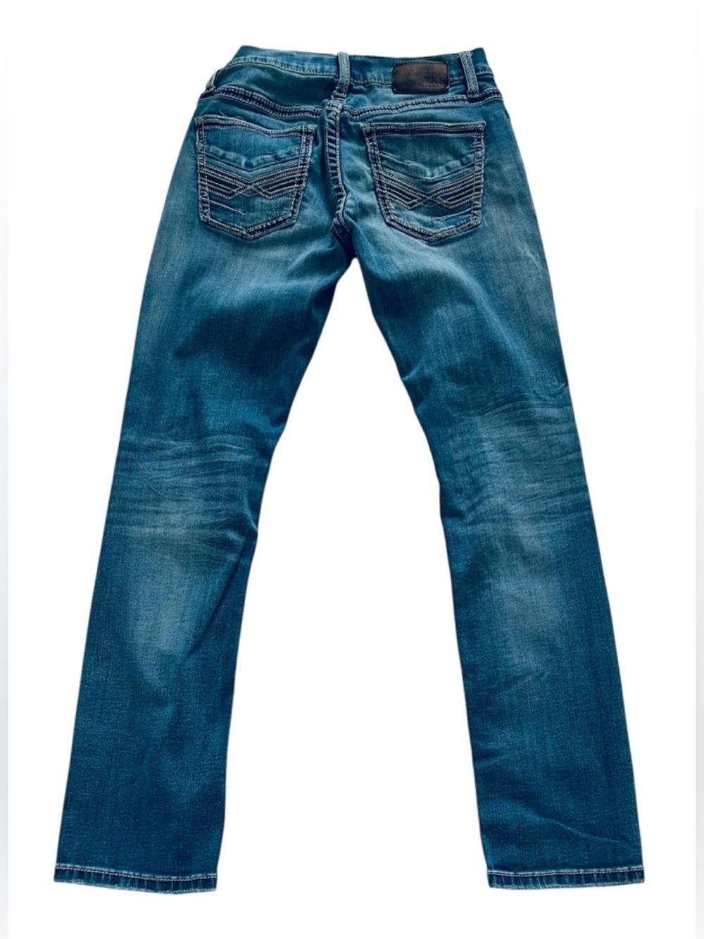 BKE Buckle Jeans Men’s 29 X 31 Blue Mason Taper Straight Leg Mid Rise Stretch